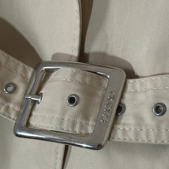 Clothes London Beige Trench Coat – Size 10, Belted Longline Classic Style‎ - Picture 5 of 13